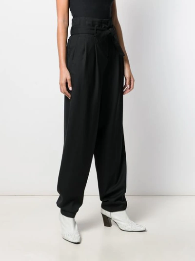HIGH WAIST PLEATED TROUSERS