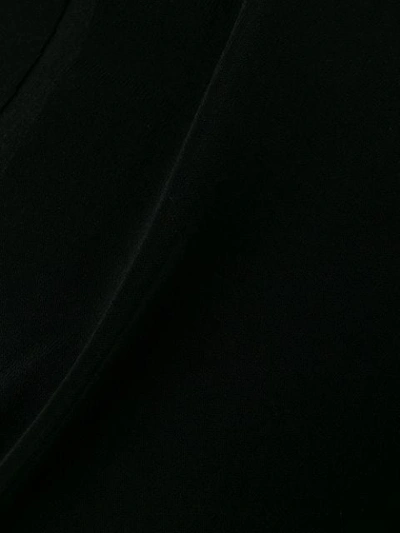 Norma Kamali Long Sleeves Drop Shoulder Top In Black