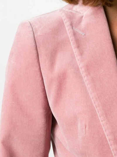 Shop Tagliatore Single-breasted Blazer In Pink