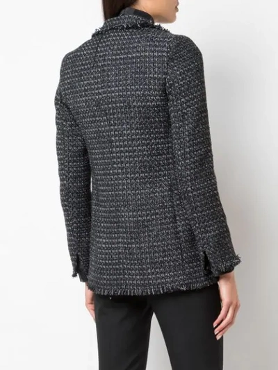 Shop Akris Punto Tweed Tailored Jacket In 091
