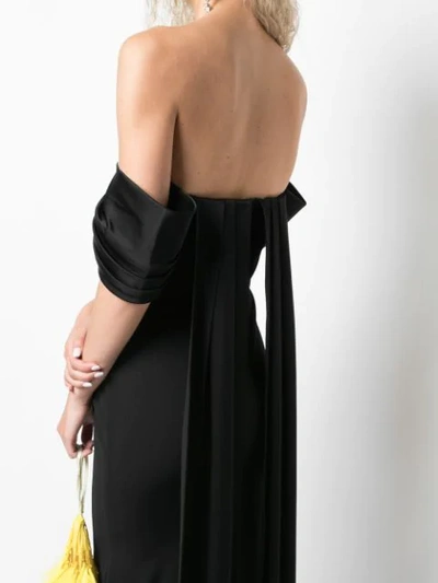 OFF THE SHOULDER EVENING GOWN