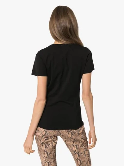 Shop Rockins Off Your Rocker-print T-shirt In Black