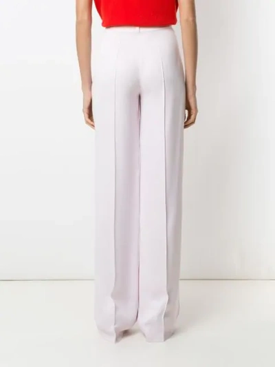Shop Gloria Coelho Panelled Wide Leg Trousers In Pink