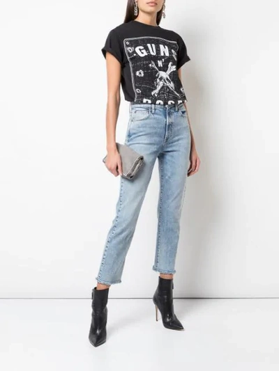 Shop Alice And Olivia High Rise Cropped Jeans In Last Call