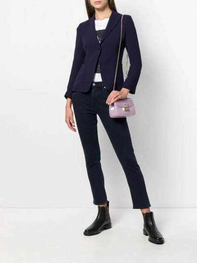 L'autre Chose Slim Fit Blazer In Blue
