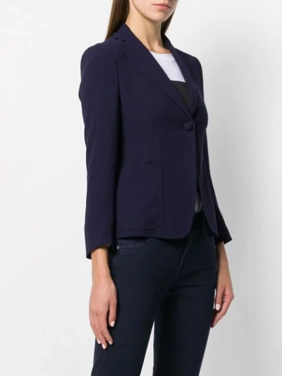 L'autre Chose Slim Fit Blazer In Blue
