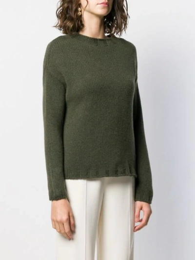 LONG-SLEEVE FITTED SWEATER