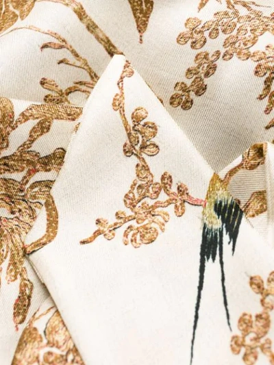 Shop Pierre-louis Mascia Embroidered Shirt Dress In Neutrals