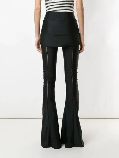 Shop Andrea Bogosian Layered Trousers In Black