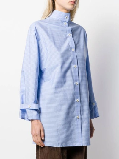 Shop Jejia Loose Fit Shirt In Blue
