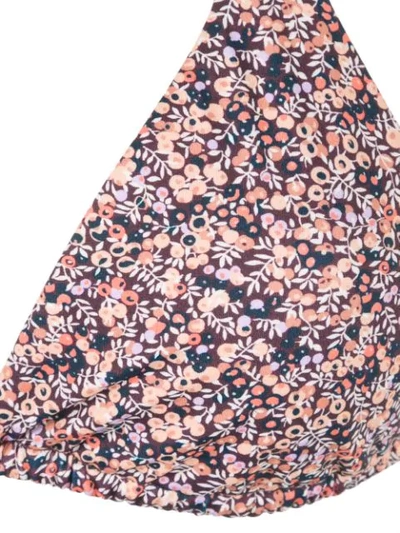 Shop Matteau Triangle Styled Bikini Top In Multicolour