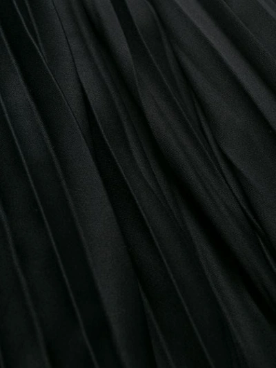 Shop Valentino Vltn Printed Midi Skirt - Black