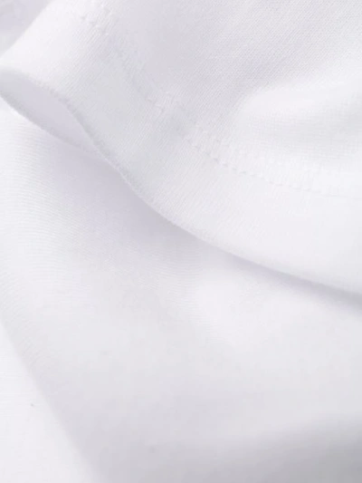 MARINE SERRE EMBROIDERED LOGO T-SHIRT - 白色
