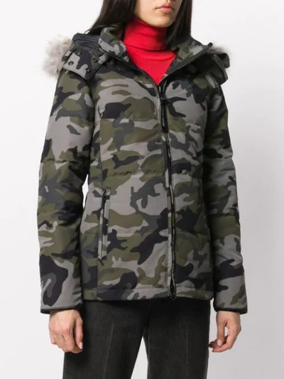 Shop Canada Goose Chelsea Camouflage Print Parka In 831 Clssc