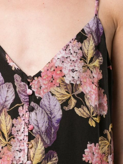 We Are Kindred Stevie Floral-print Slip Dress In Black