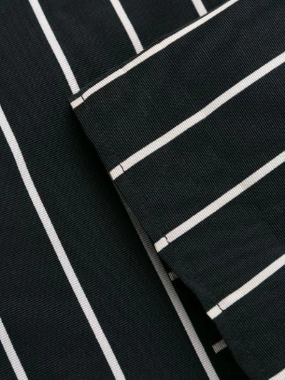 Pre-owned Saint Laurent 两件式条纹西装套装 In Black