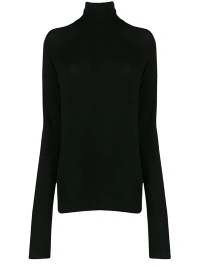 Shop Haider Ackermann Delta Turtleneck Jumper In Black