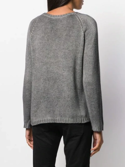 RIBBED KNIT DETAIL SWEATER