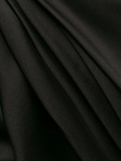 Shop Alexandre Vauthier Draped Mini Dress In Black