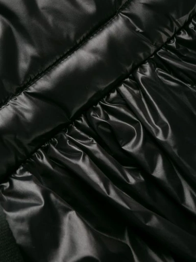 Shop Pinko Cropped Padded Jacket In Black