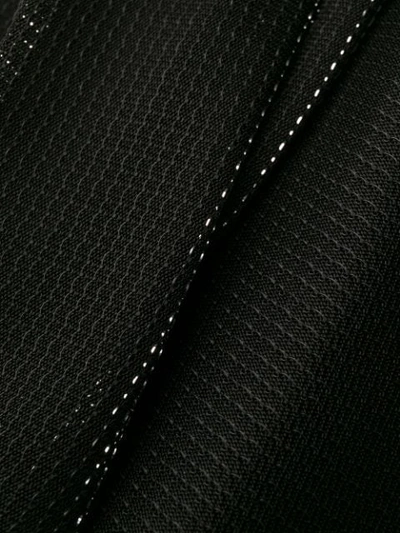 Shop Balmain Metallic Bow Detail Blouse In Black