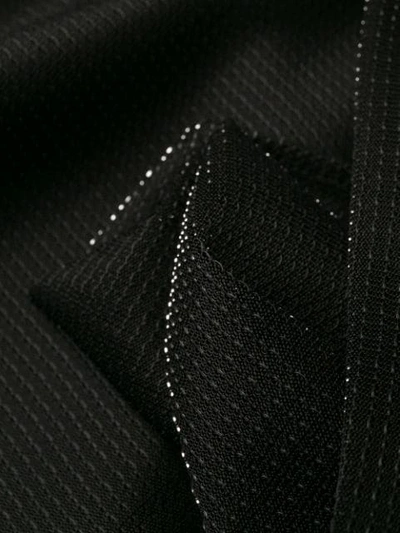 Shop Balmain Metallic Bow Detail Blouse In Black