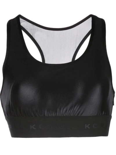 Shop Koral Performance Infinity Sports Bra In Black