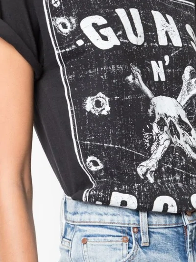 Shop Alice And Olivia Guns N' Roses T-shirt In Black