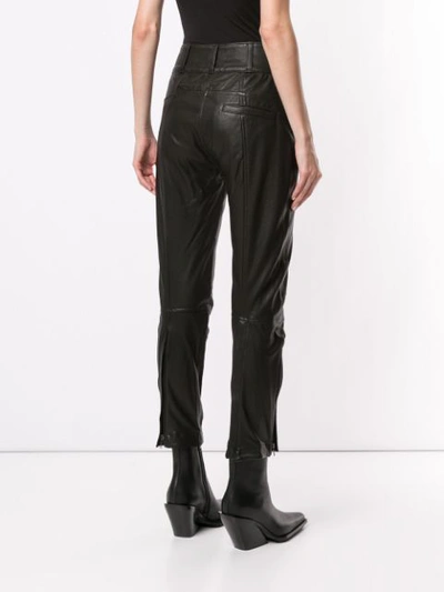 Shop Ann Demeulemeester Sabine Trousers In Black