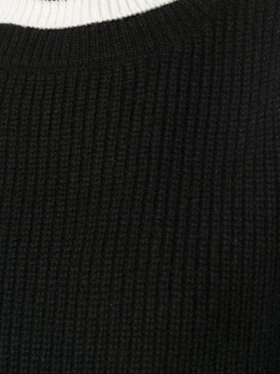 Shop Cashmere In Love Roll-neck Jade Vest In Black