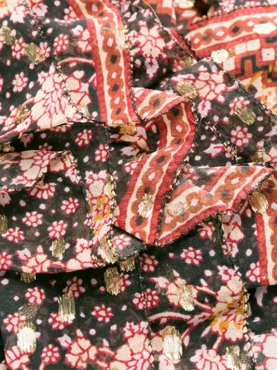 Shop Ulla Johnson Floral Print Dress In Midnight