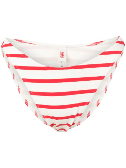 red and white striped bikini bottoms