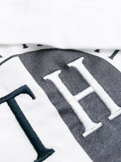 Shop Tommy Hilfiger Printed Logo T-shirt In White