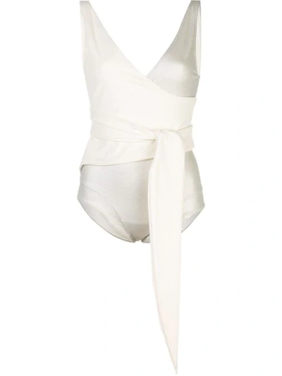 DREE LOUISE MAILLOT WRAP SWIMSUIT