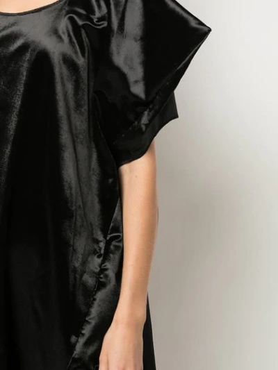 Shop Comme Des Garçons Asymmetric Loose-fit Dress In Black