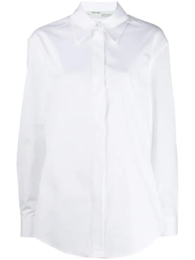 Shop Off-white Logo Printed Shirt In White