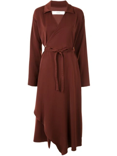 Shop G.v.g.v. Multi Way Midi Dress In Brown