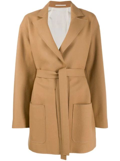 Golden Goose Mantel Mit Gurtel In Camel Modesens