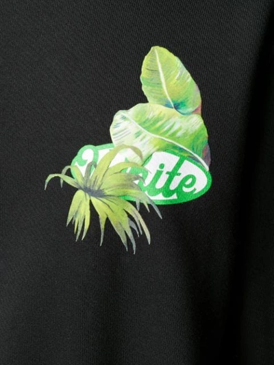 Shop Off-white Unite Logo Print Sweatshirt In Black