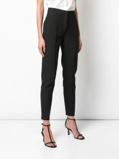 Shop Akris Punto Tapered-hose Mit Hohem Bund In Black