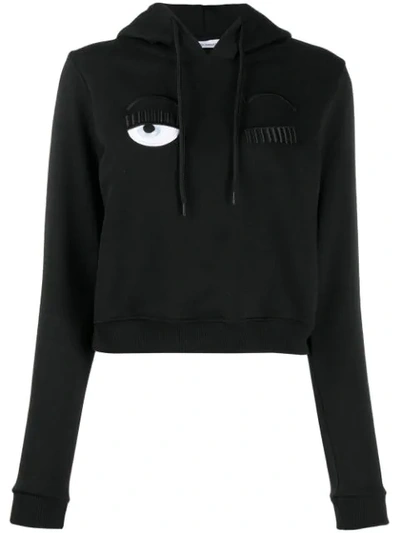 Shop Chiara Ferragni Logo Sweatshirt - Black