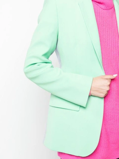 Shop Roksanda Fitted Single-breasted Blazer In Green