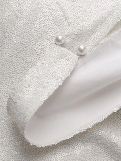 Shop In The Mood For Love Lindsay Sequin-embellished Jumpsuit In White