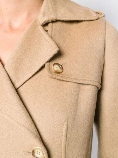 Shop Gabriela Hearst Belted Trench Coat In Camel