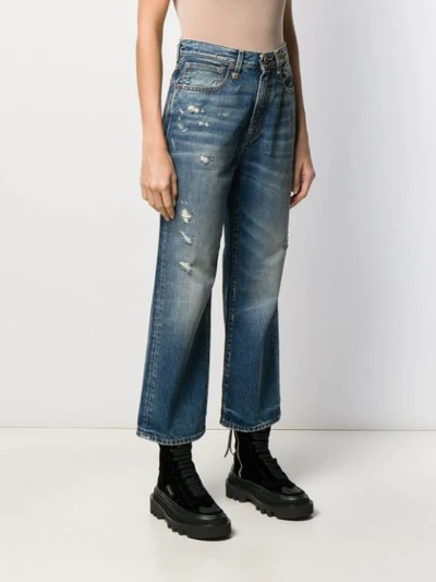 Shop R13 High Rise Riley Jeans In Blue