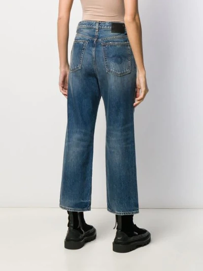 Shop R13 High Rise Riley Jeans In Blue
