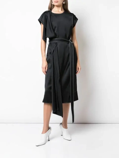 Shop Proenza Schouler Scarf Dress In Black