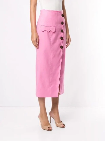 Shop Acler Aslo Skirt In Pink