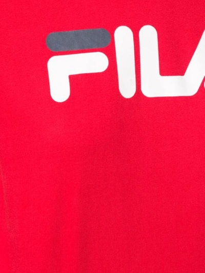 Shop Fila Printed Logo T-shirt In Red