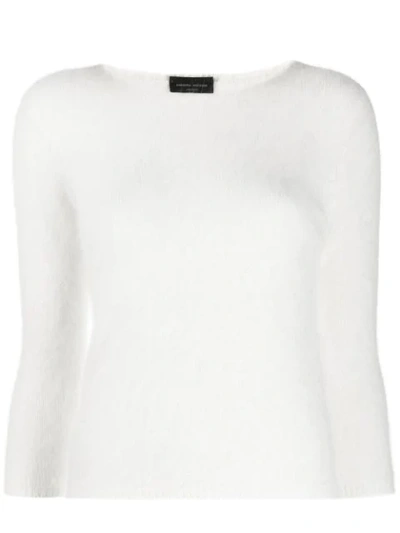 Shop Roberto Collina Slim-fit Jumper In White